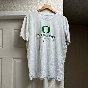 Nike Oregon Ducks Track and Field Team Issue Dri-Fit Tee Large